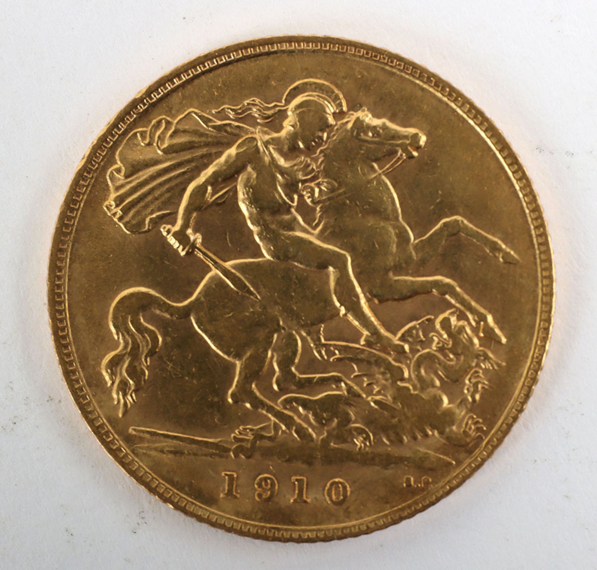 Edward VII (1901-1910), Half Sovereign, 1910 - Image 2 of 2