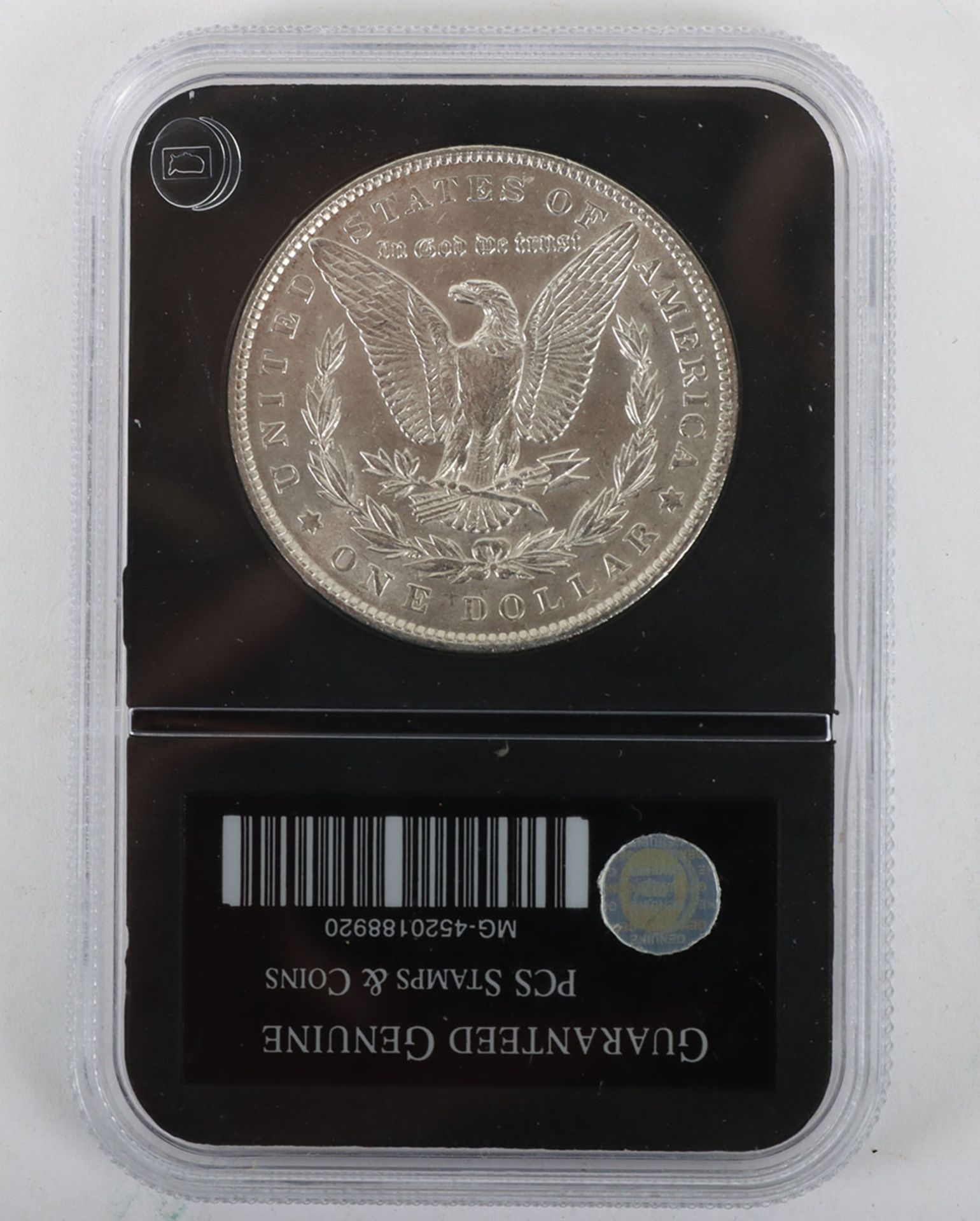 A US 1889 Dollar, PCS graded UNC - Image 2 of 2
