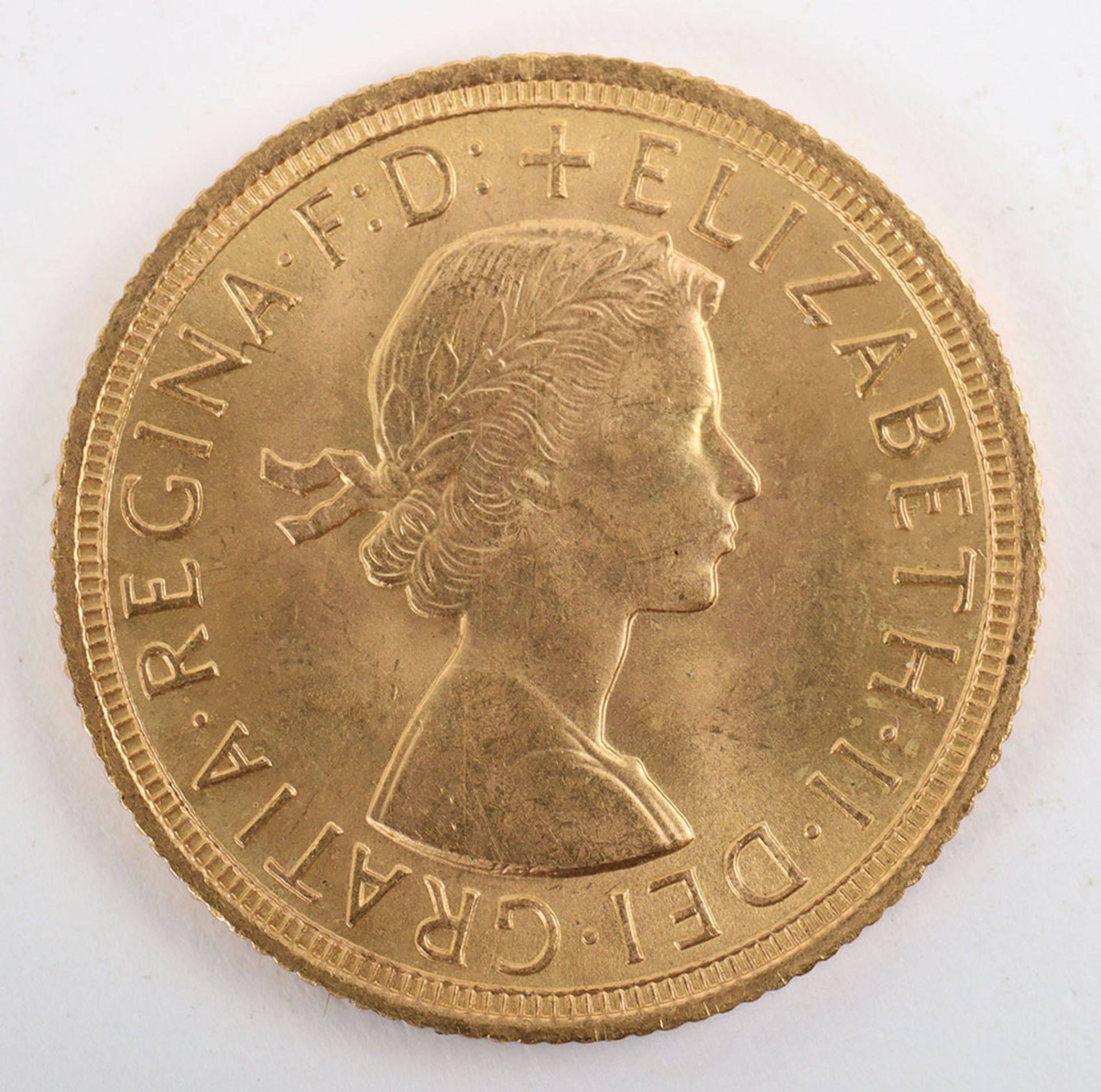 Elizabeth II (1952-2022), Sovereign, 1958