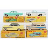 Four Boxed Dinky Toys USA Cars