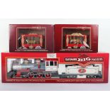 Bachmann boxed G scale 4-6-0 Emmett Kelly, Jr, Circus Steam Locomotive and rolling stock