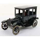 Bing tinplate clockwork Model T motor car, German 1920s