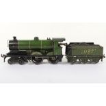 Bing for Bassett-Lowke 0 gauge 4-4-0 Duke of York locomotive and tender