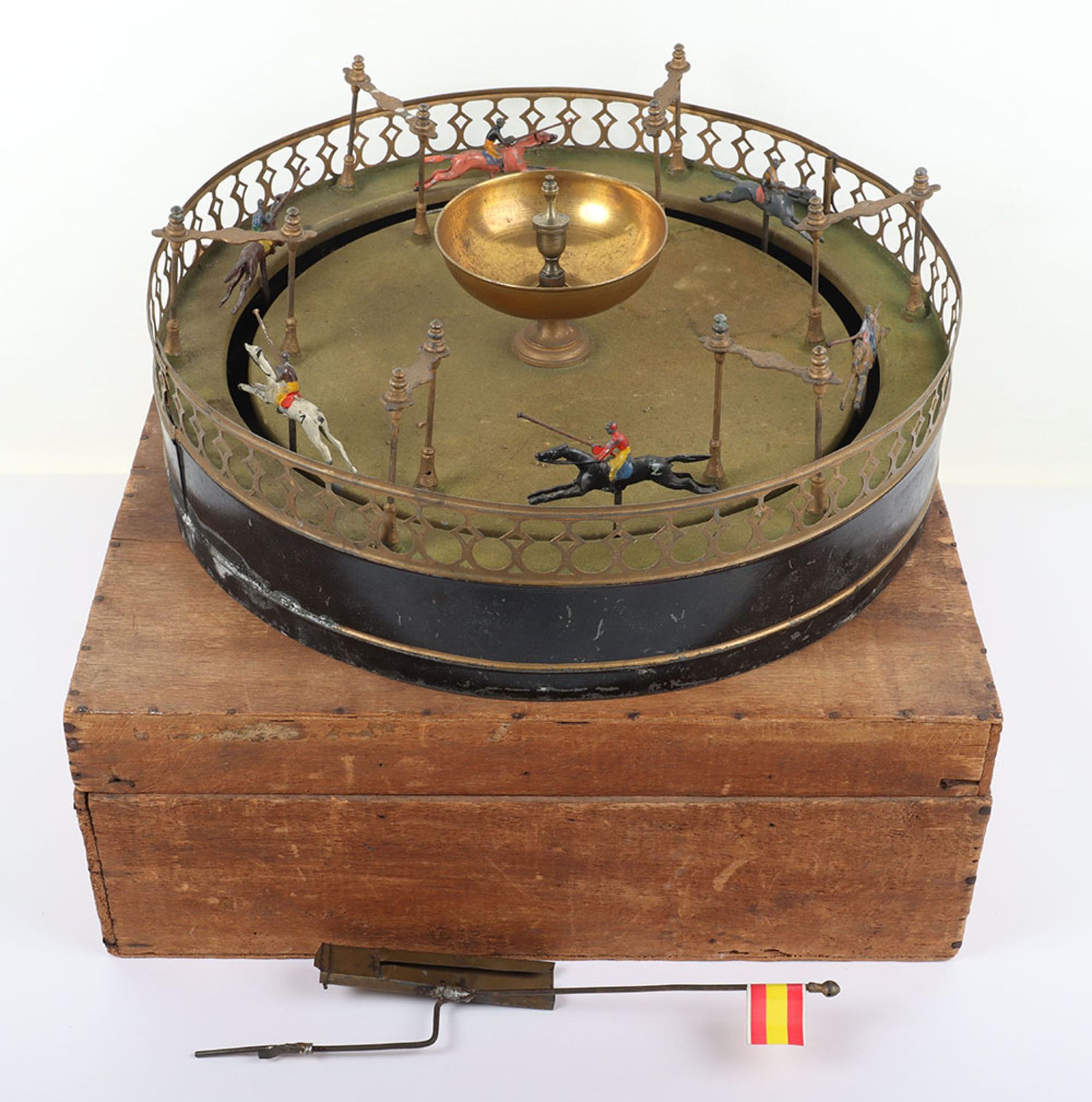 An Early 20th Century French Tabletop Horse Racing Game