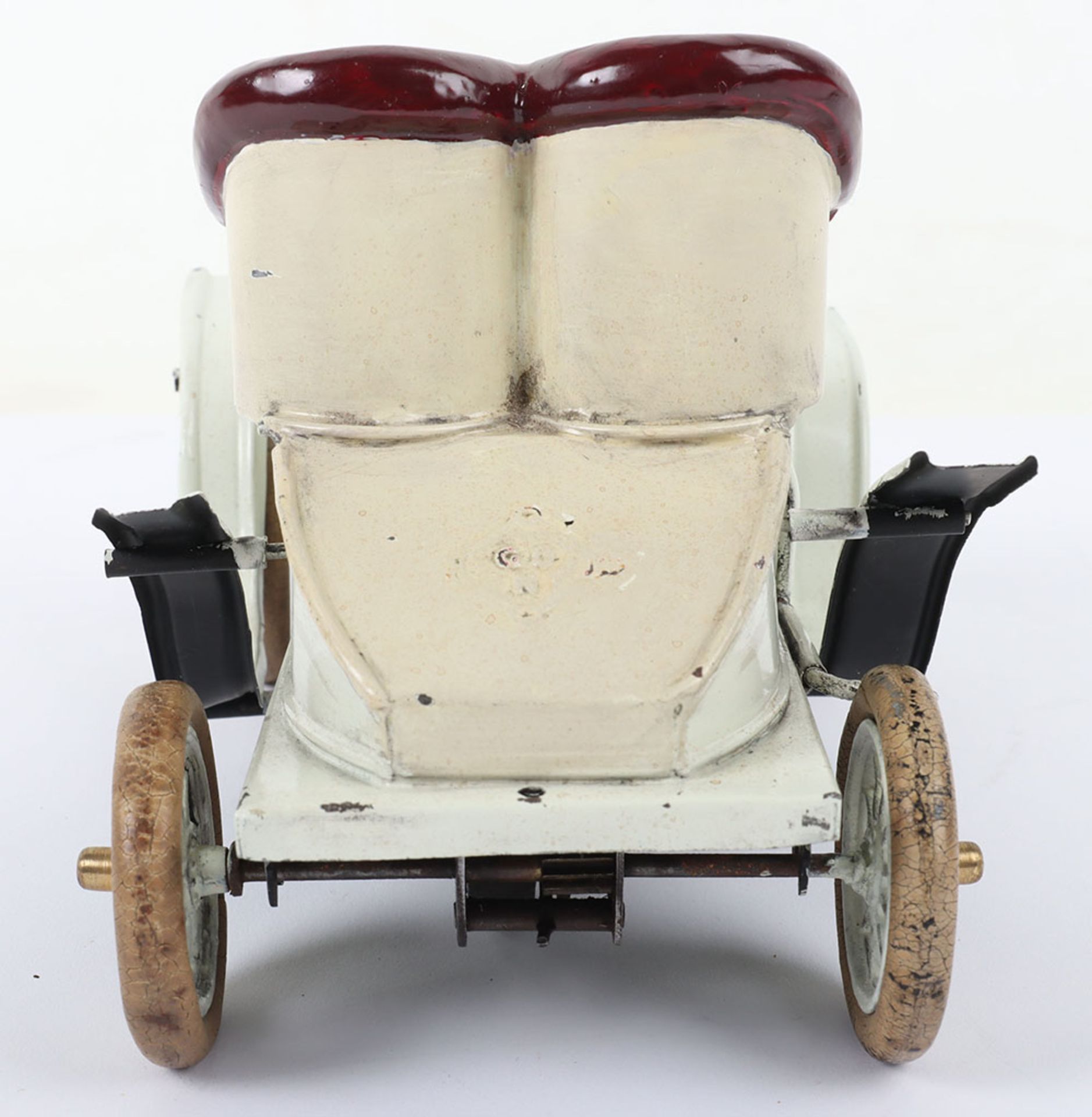 A good Bing tinplate clockwork ‘De Dion’ two seater runabout, German 1904 - Image 6 of 7