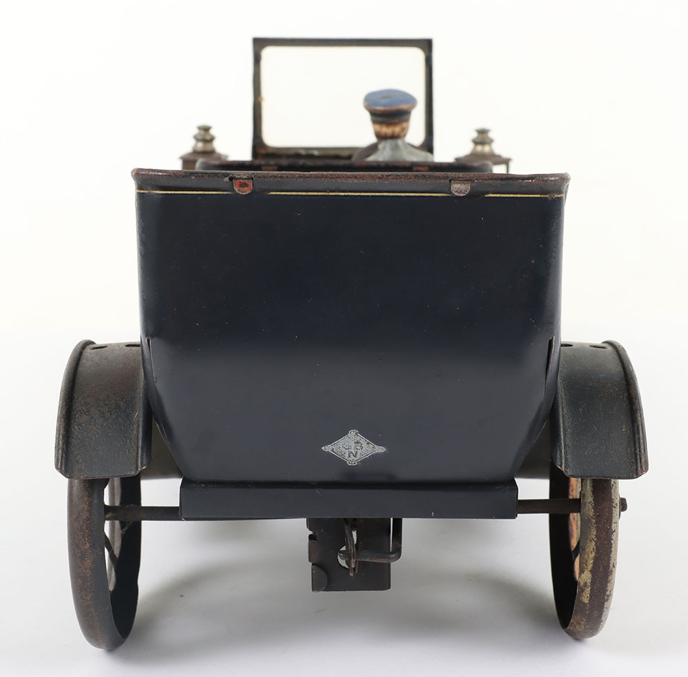 Large Bing tinplate clockwork Four-Seater Open Tourer Motor car, German 1912-15 - Image 5 of 6