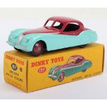 Dinky Toys 157 Jaguar XK120 Coupe, turquoise lower body, cerise upper body