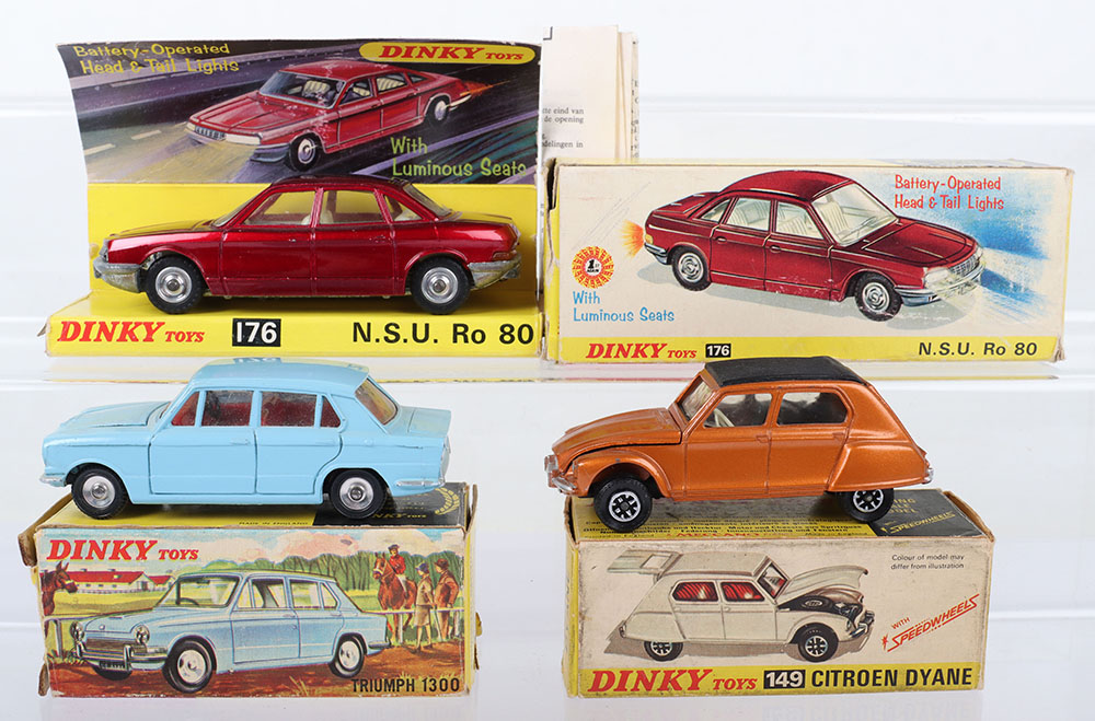 Three Boxed Dinky Toys Cars