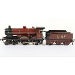 Bing for Bassett-Lowke 0 gauge 4-4-0 Duke of York locomotive and tender