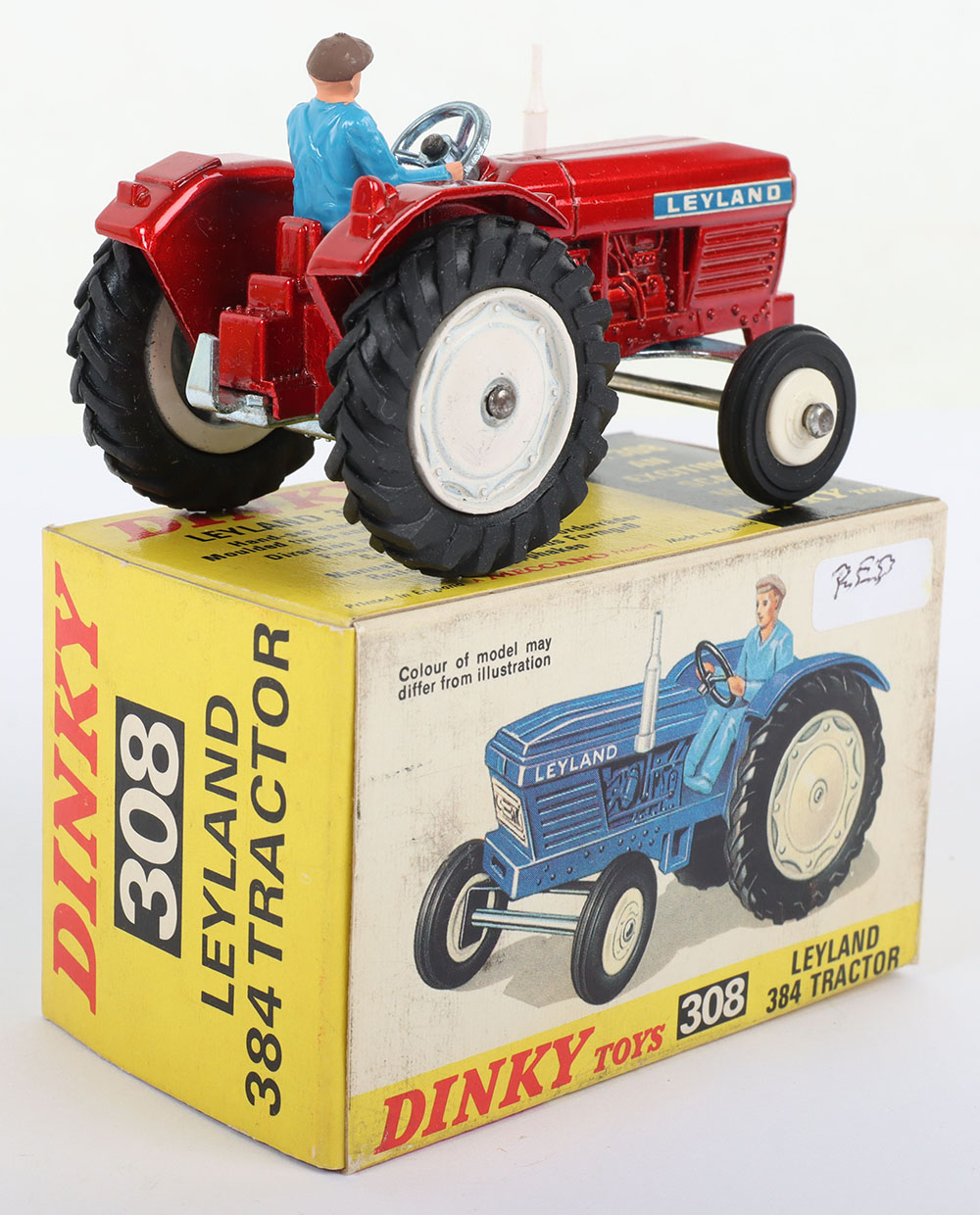 Dinky Toys 308 Leyland 384 Tractor, metallic red body - Image 3 of 3