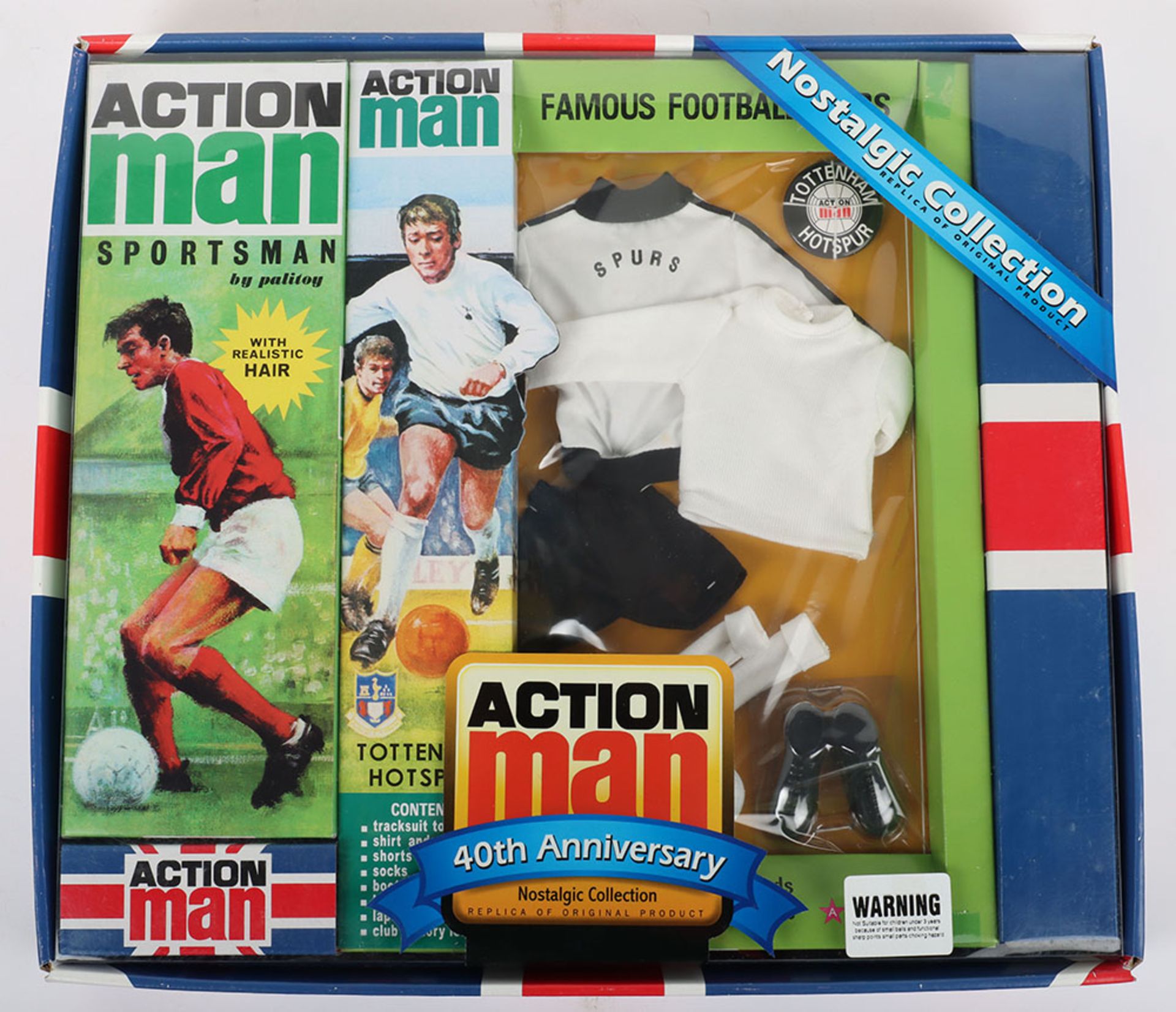 Action Man Palitoy Sportsman Famous Football Clubs Tottenham Hotspurs 40th Anniversary Nostalgic Co
