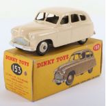 Dinky Toys 153 Standard Vanguard Saloon, cream body