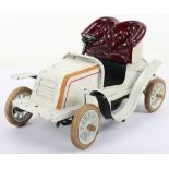 A good Bing tinplate clockwork ‘De Dion’ two seater runabout, German 1904