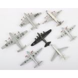 Six Dinky Toys Aircraft Models