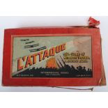 Scarce 1920’s L’Attaque The Game of Military Tactics A Rival to Chess