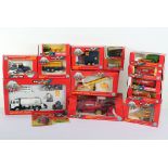 Fourteen boxed 1:32 scale Britains Farm vehicles and accessories
