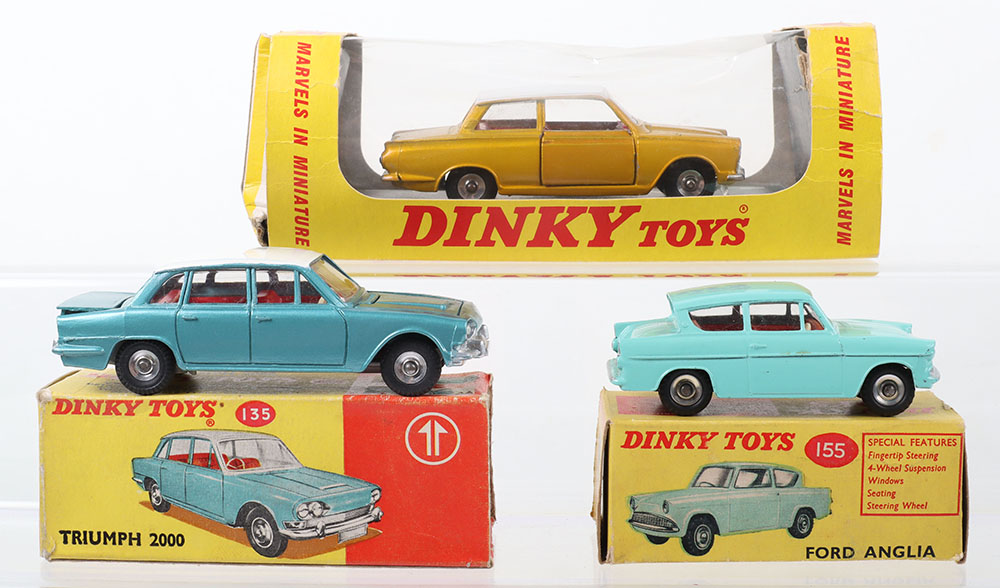 Three Boxed Dinky Toys Cars