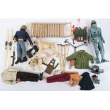 A Quantity of Palitoy vintage Action Man loose clothing, dolls and accessories,