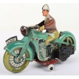 Arnold tinplate clockwork Motorbike