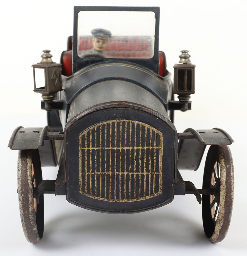 Large Bing tinplate clockwork Four-Seater Open Tourer Motor car, German 1912-15 - Image 2 of 6