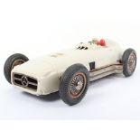 JNF (Western Germany) tinplate friction driven Mercedes-Benz Racing car, 1950s