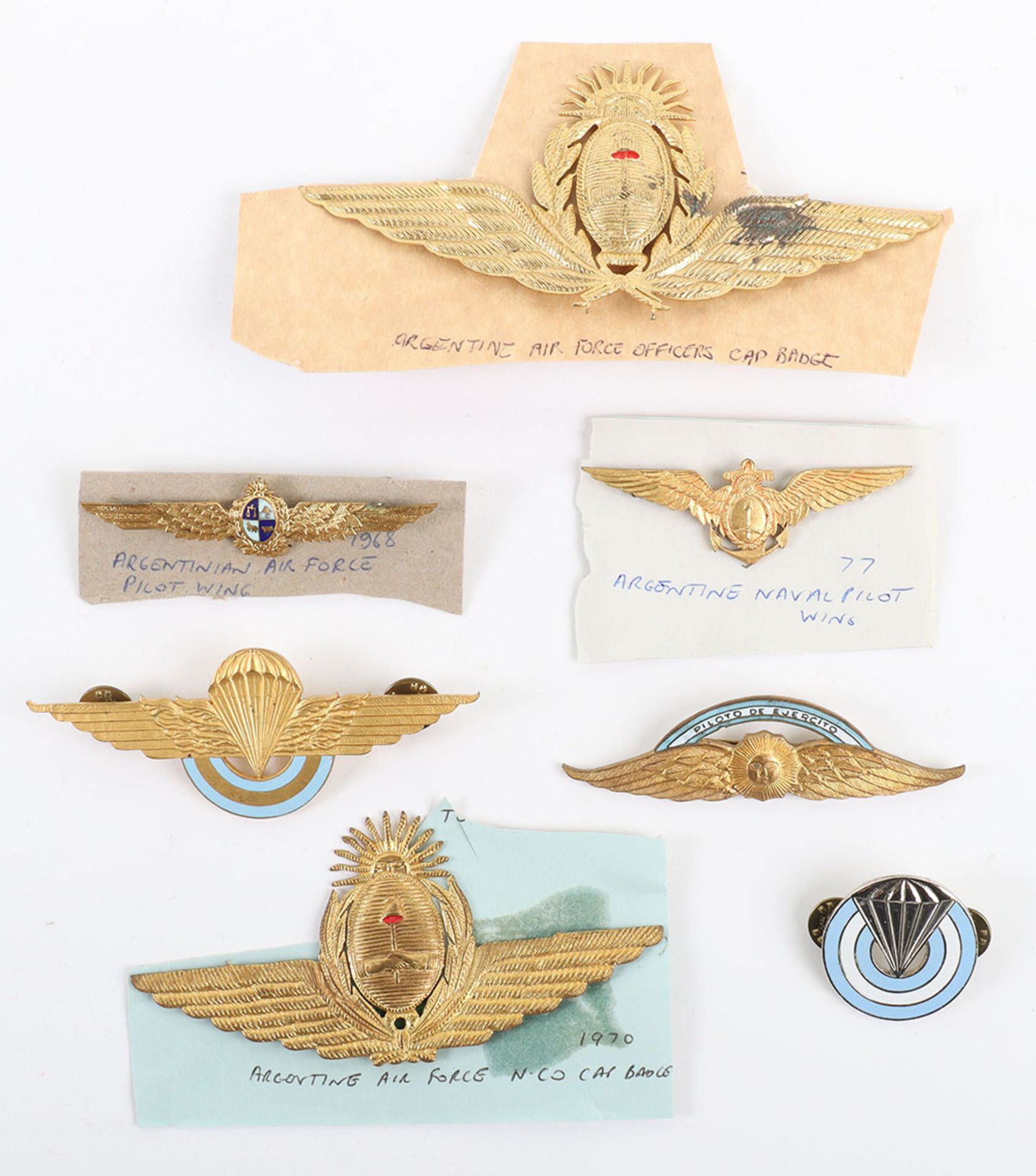 Argentinian Air Force and Paratrooper Wings