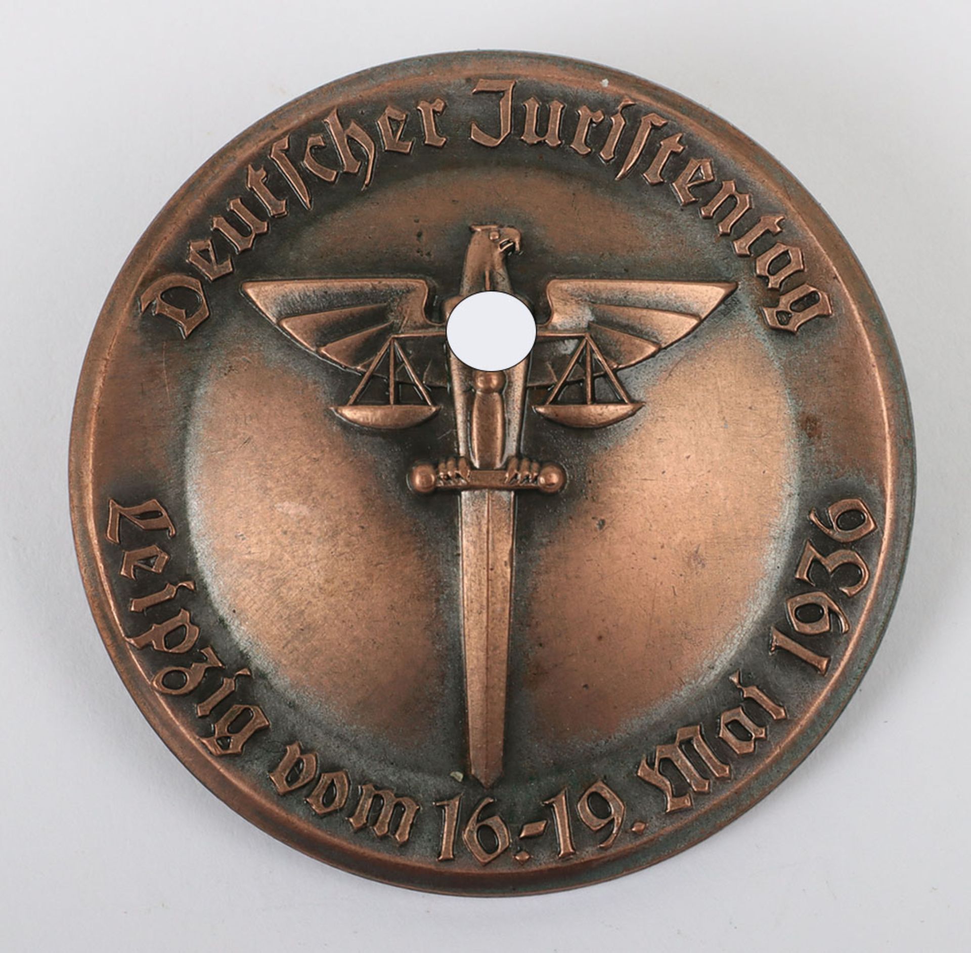 Third Reich Deutscher Juristentag Leipzig 1936 Day Badge