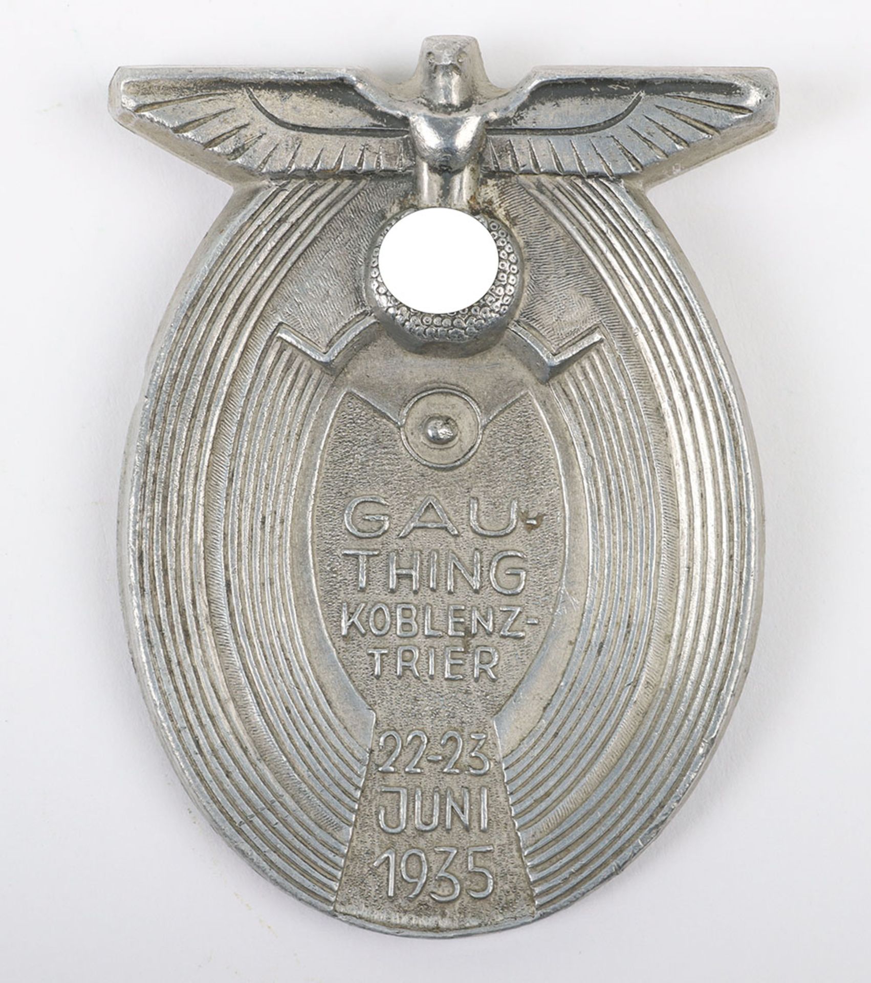 Third Reich Gau-Thing Koblenz-Trier 1935 Day Badge