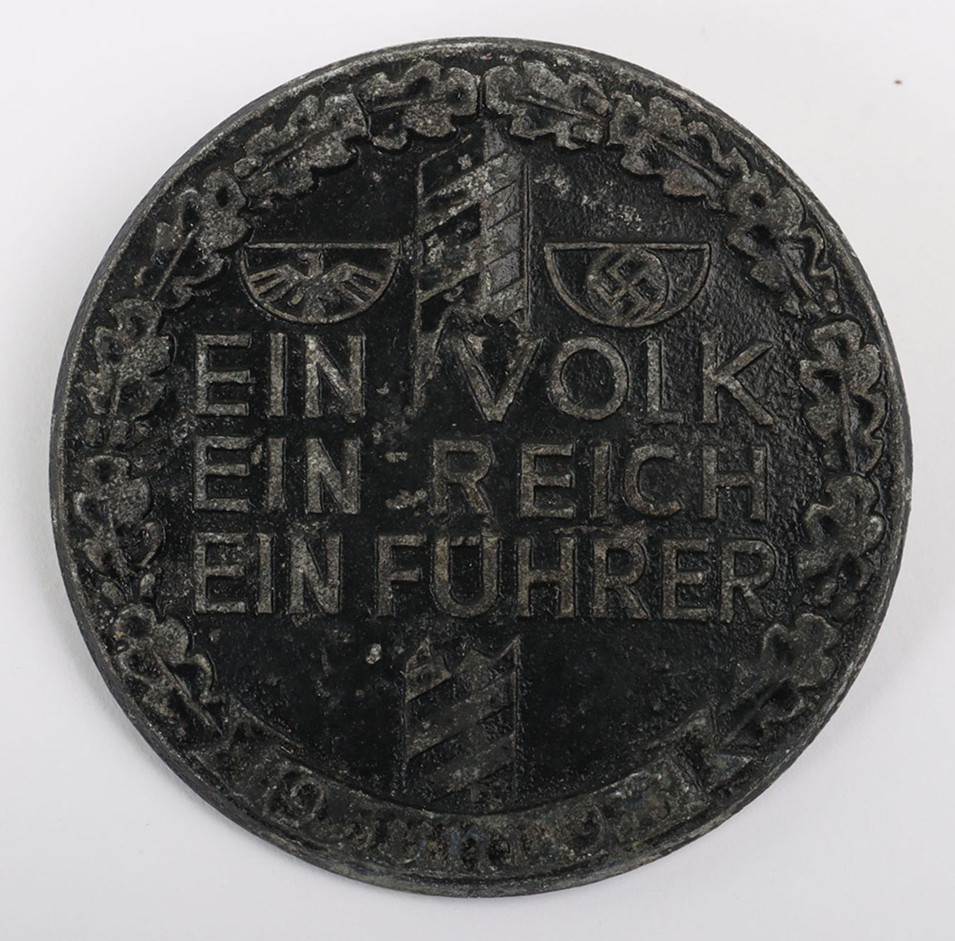 Third Reich ‘Ein Volk – Ein Reich – Ein Führer‘ Day Badge - Image 2 of 3