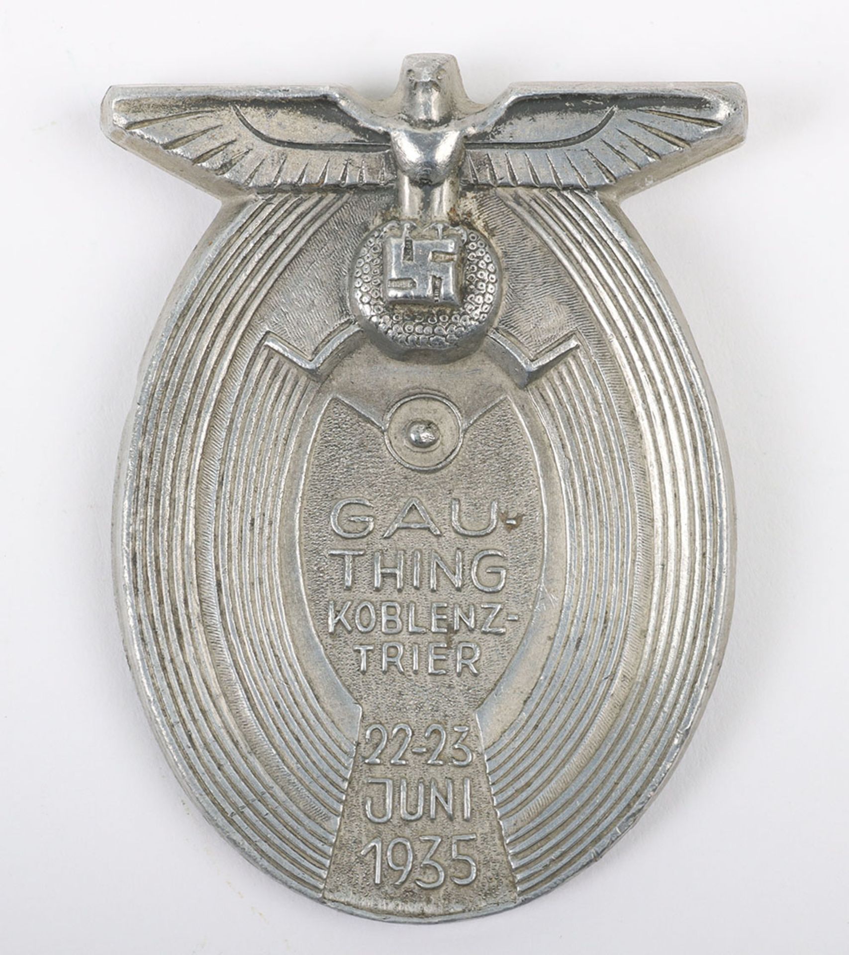 Third Reich Gau-Thing Koblenz-Trier 1935 Day Badge - Image 2 of 3