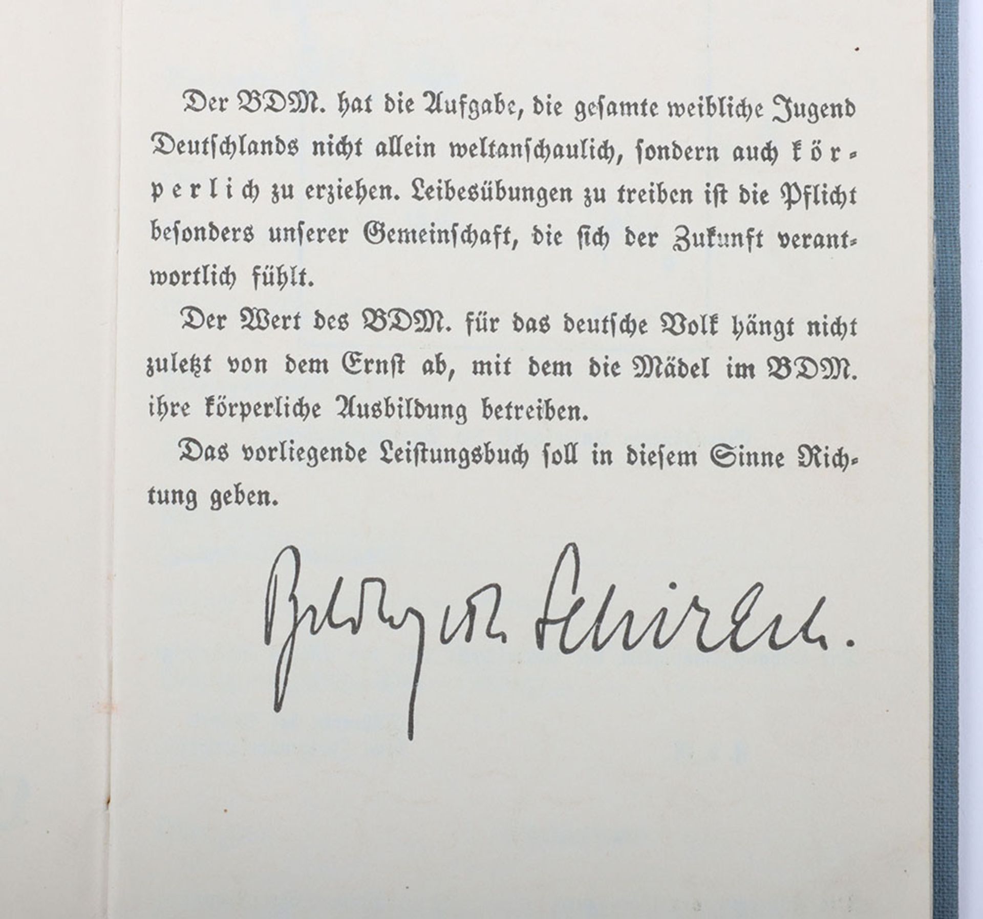 Third Reich Bundes Deutscher Mädel (B.D.M) Leistungsbuch (Performance Book) - Image 3 of 6