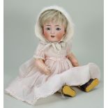 Simon & Halbig mould 1294 bisque head character baby doll, German circa 1910,