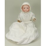 A.M bisque head Dream baby, German 1920s,