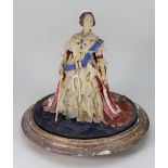 Rare wax model of Queen Victoria, by Henrietta Wade 1789-1851,