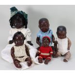 Collection of black Baby dolls,