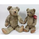 A pair of English 1920s Teddy bears,