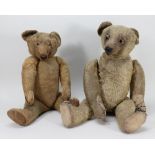 Four early English Teddy bears,