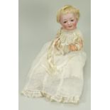 J.D Kestner 211 bisque head character baby doll, German circa 1910,