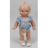 A Rose O’Neill Cameo composition Kewpie doll, 1930s,