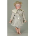 A Kammer & Reinhardt 101 character bisque head doll, German circa 1910,
