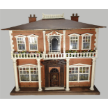 A good English made wooden Dolls House, probably ‘Hobbies House’ from Handicraft planes, circa 1920,