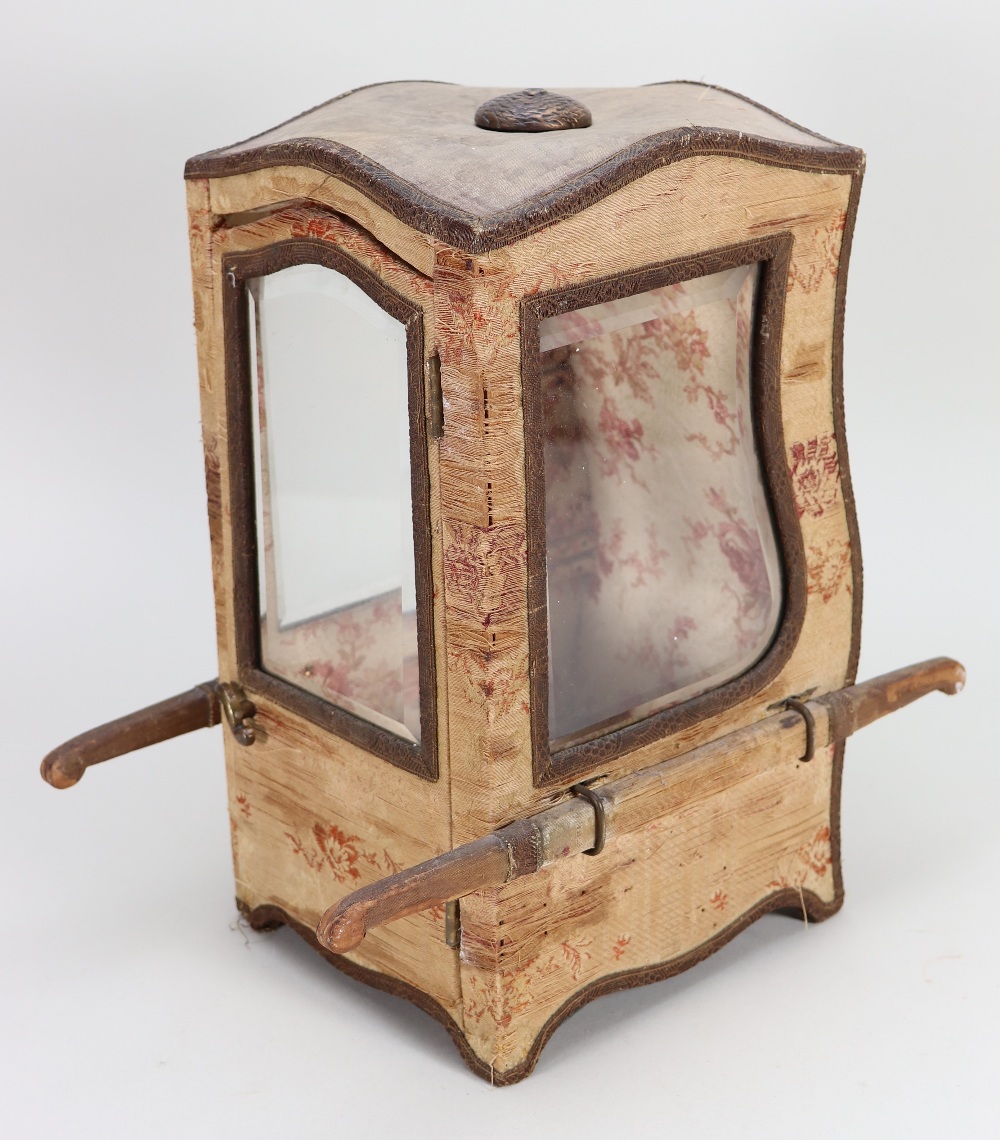 Rare Sedan Chair for French Fashion Doll, 1870s, - Image 2 of 2