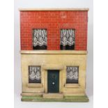 A Silber & Fleming painted wooden dolls house, circa 1890,