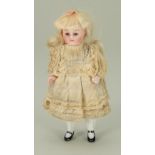 All original all-bisque doll, German circa 1905,