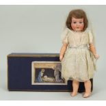 Armand Marseille 390 Fairy doll in original box, German 1920s,