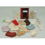 Collection of dolls socks,