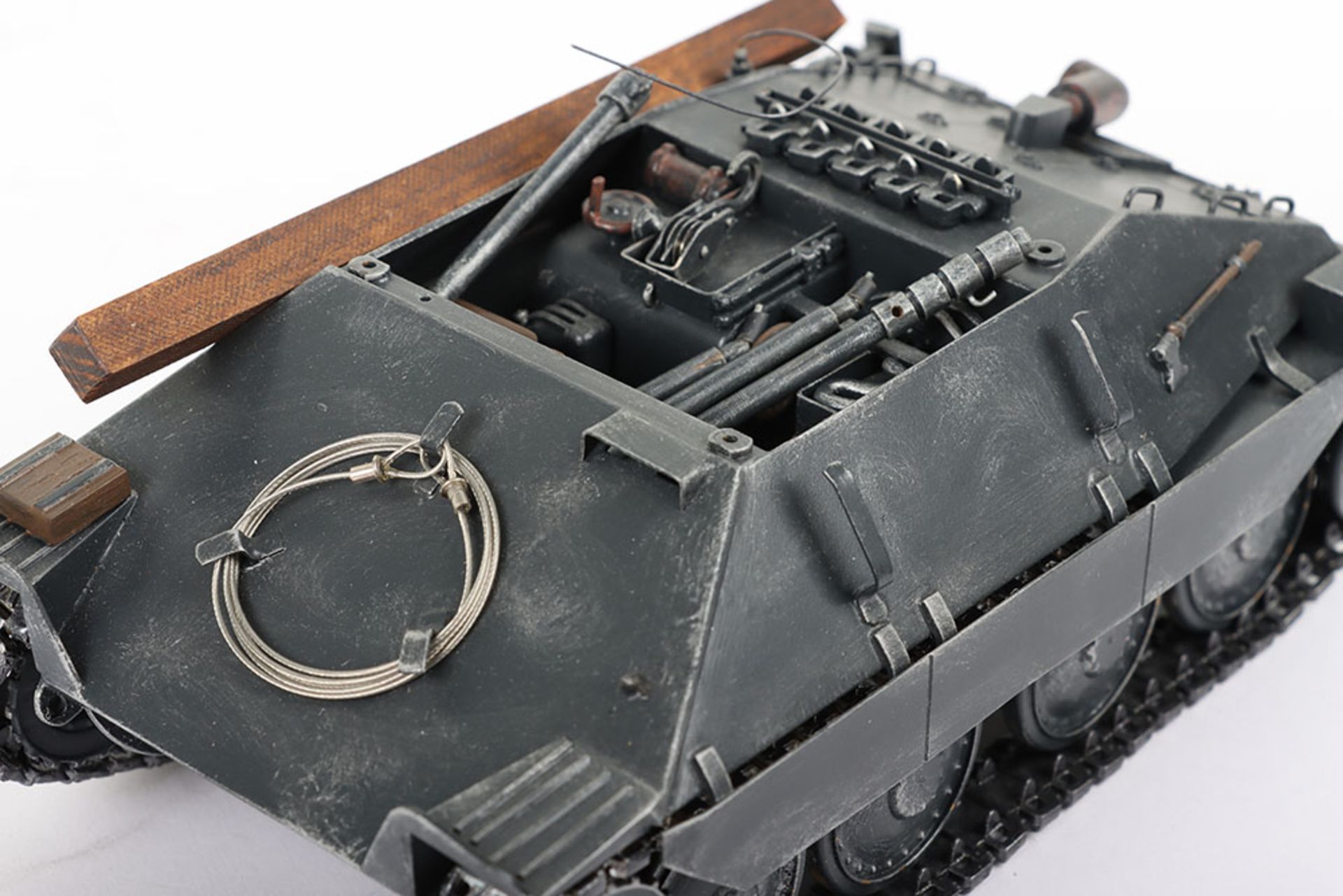Modern Metal Model of a WW2 German Armoured Vehicle - Image 5 of 10