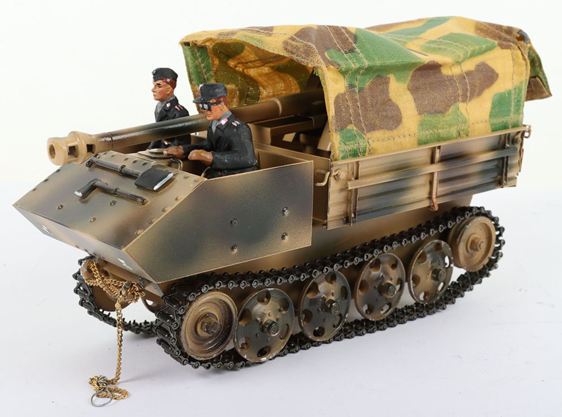 Modern Lineol WW2 German 37mm Anti-Aircraft Artillery Armoured Vehicle - Image 3 of 7