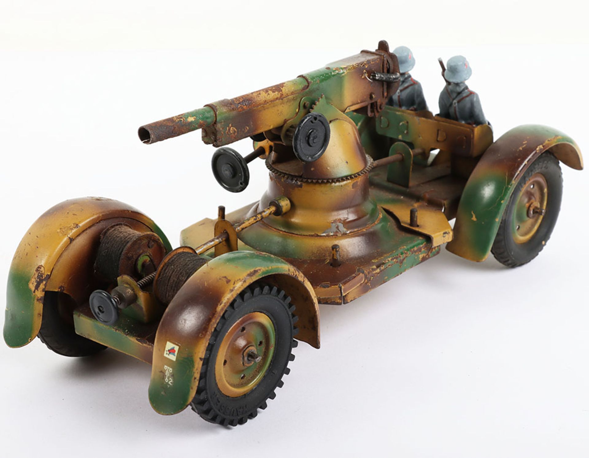 1930’s Hauser Tinplate Mobile Anti-Aircraft Gun - Image 2 of 5