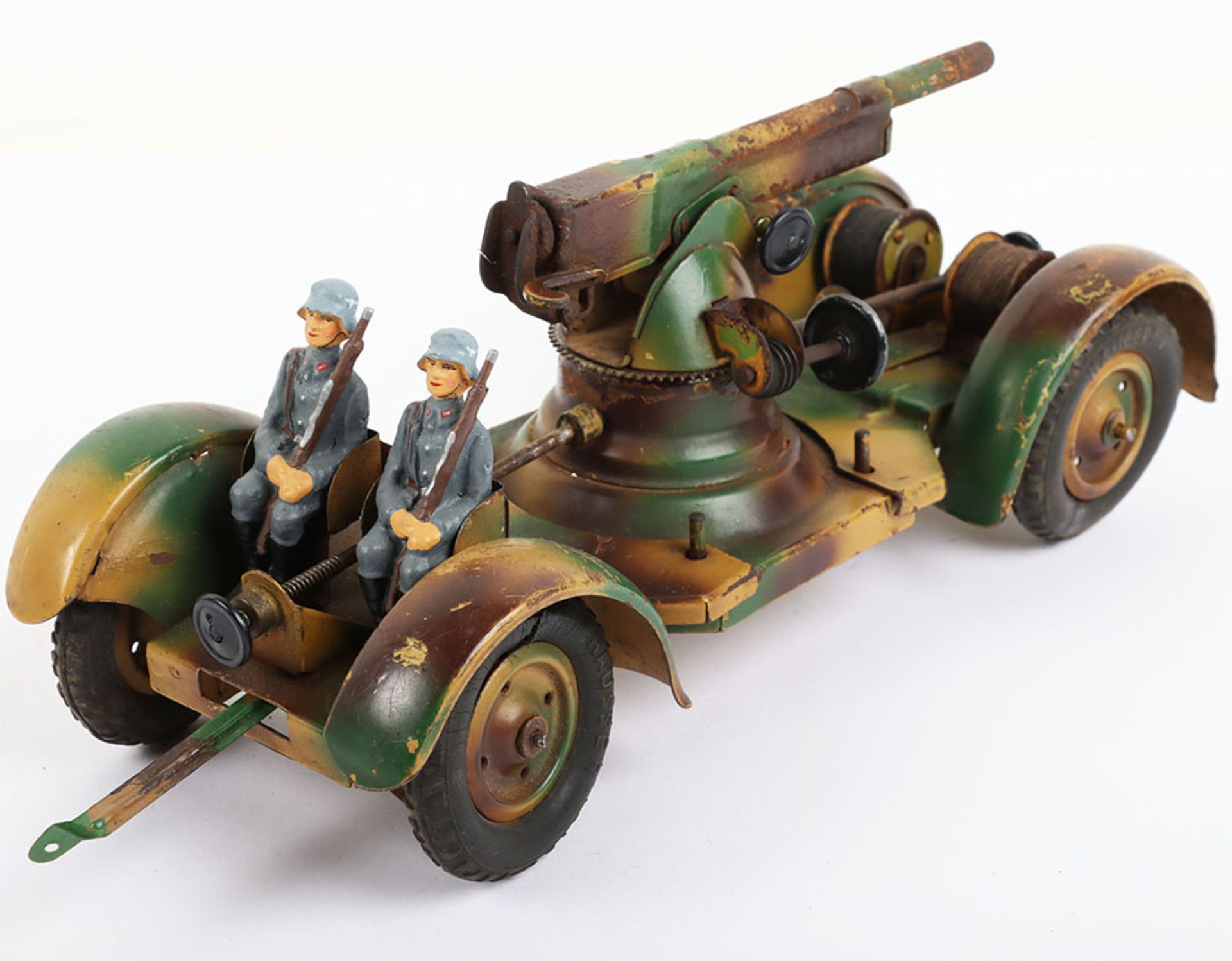 1930’s Hauser Tinplate Mobile Anti-Aircraft Gun